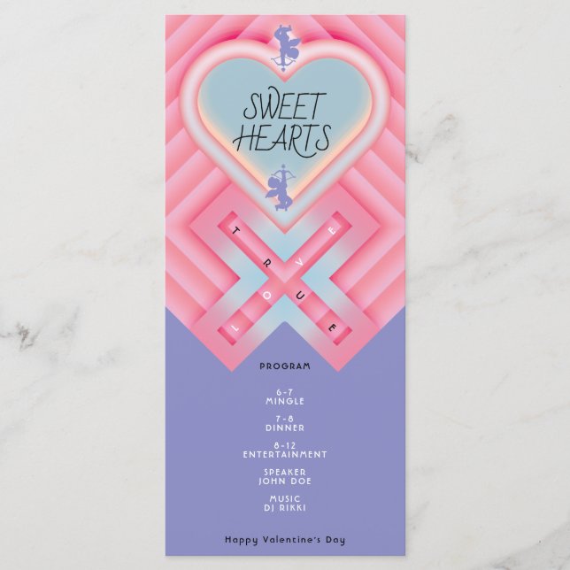 Origami Heart X Sweet Hearts Programme (Front)