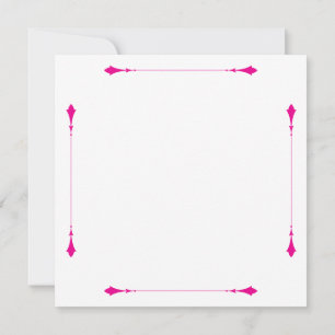 Origami Kaleidoscope Invitation