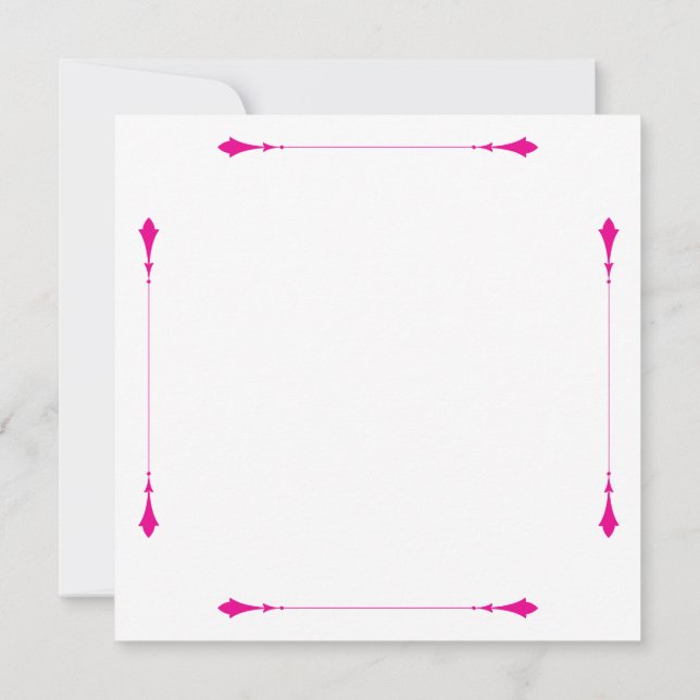 Origami Kaleidoscope Invitation (Back)