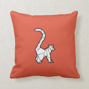 Origami Lemur Pillow