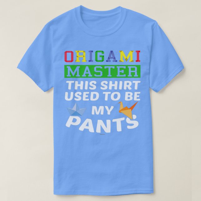 Origami Master Classic TShirt (Design Front)