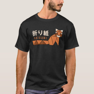 Origami Master Paper Craft Maneko Neko Fortune Wav T-Shirt