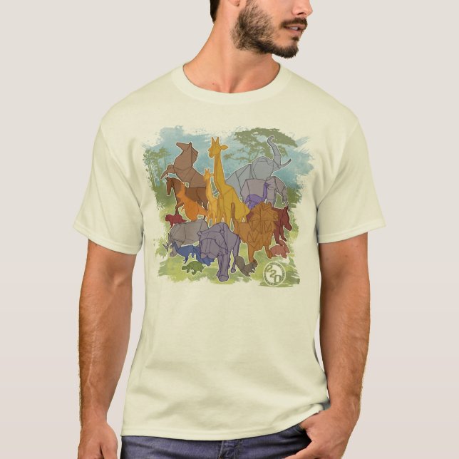 Origami Menagerie T-Shirt (Front)