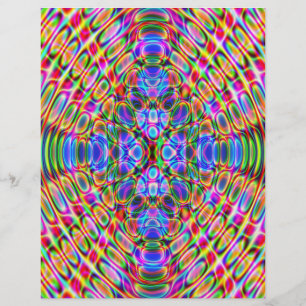 Origami Paper, Abstract, Reverse Colours on Back! Flyer