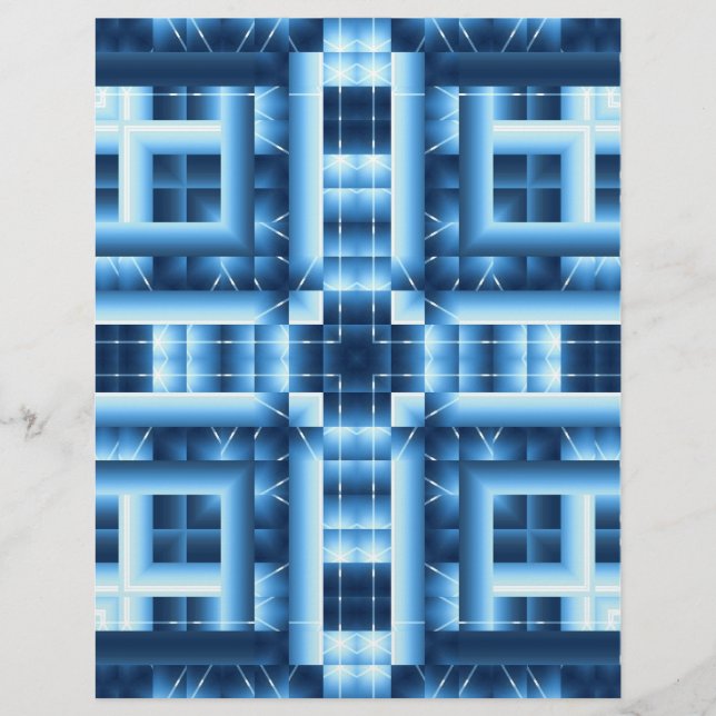 Origami Paper Blues Customisable Hobby Art (Front)