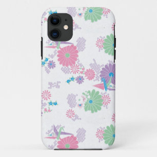 Origami Paper Cranes and Flowers Case-Mate iPhone Case