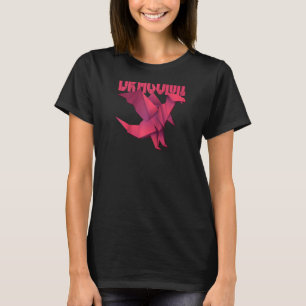 Origami Paper Dragon – Origami Polygon Japanese Fo T-Shirt