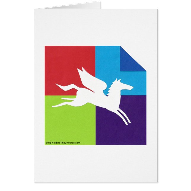 Origami/Pegasus Card (Front)