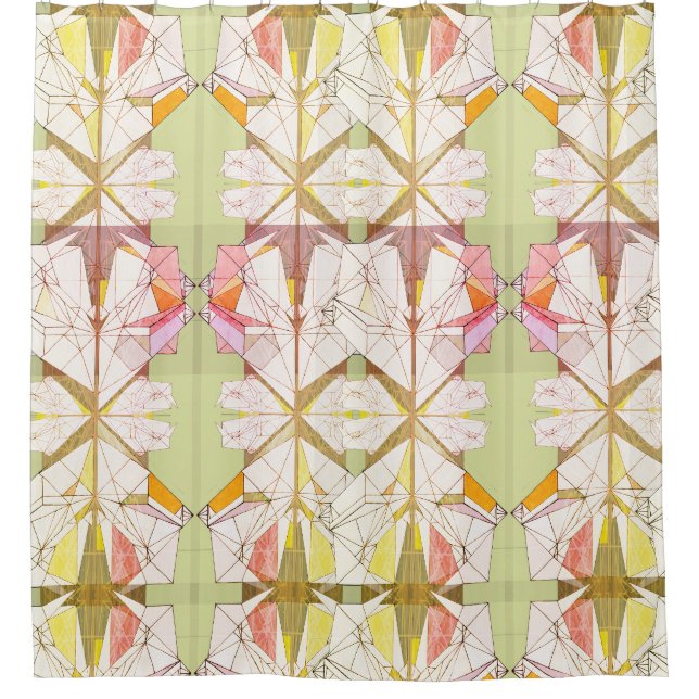 Origami Shower Curtain (Front)