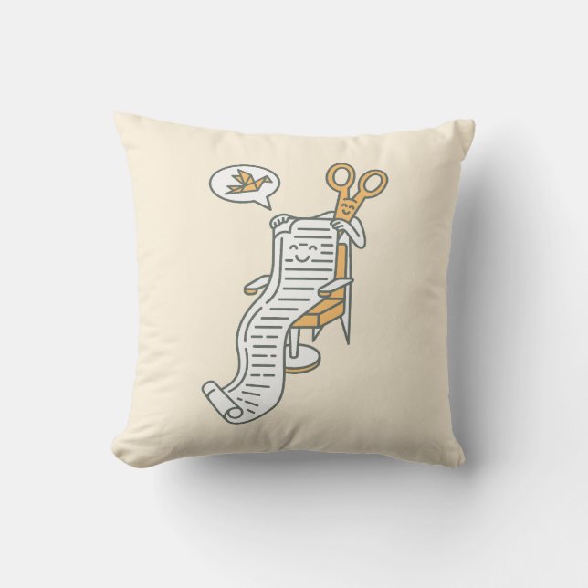 Origami Style, Please Cushion (Front)