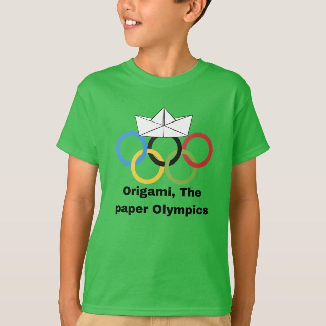 Origami, The paper Olympics T-Shirt (Front)