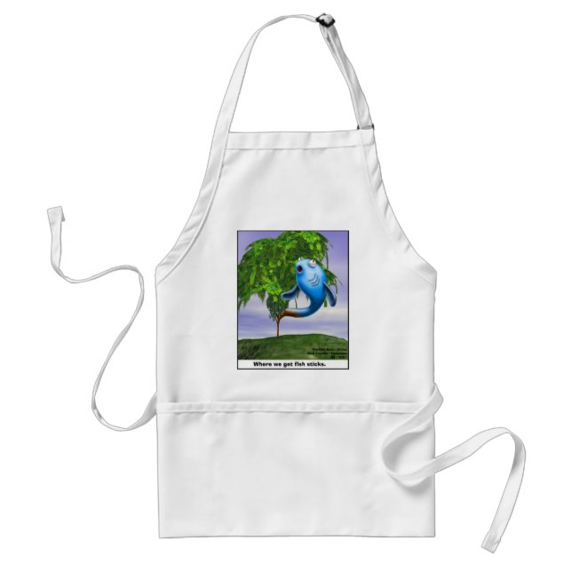 Origin OF Fishsticks Funny Tees & Gifts Standard Apron (Front)
