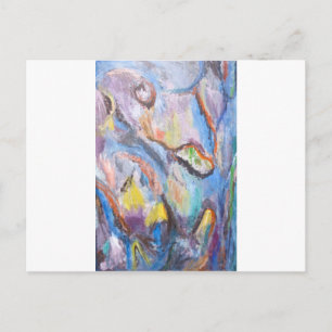 Origin of Species (abstract expressionism) Postcard