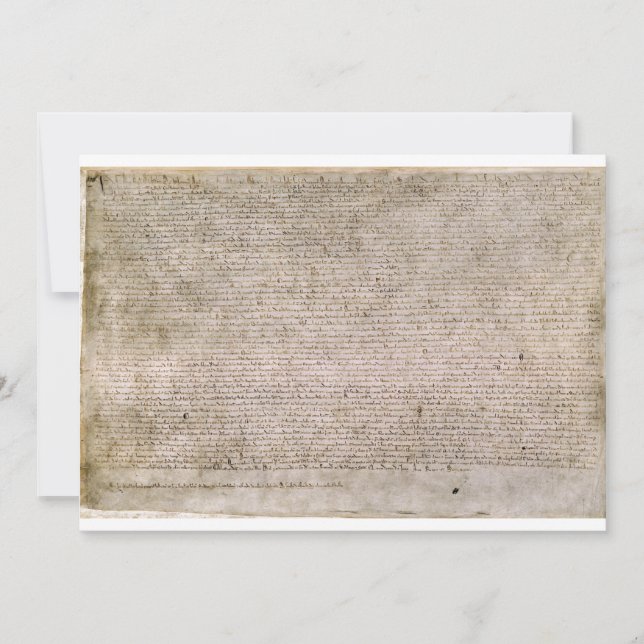 ORIGINAL 1215 Magna Carta British Library (Front)