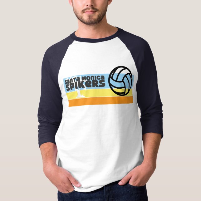 Original 1976 Santa Monica Spikers Raglan Tee (Front)