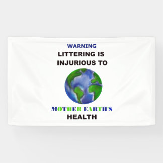 Original 2017 Viral Littering is Injurious Parody Banner