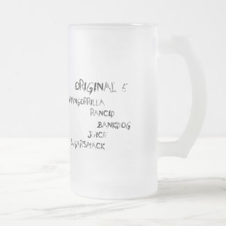 Original 5 series frosted glass beer mug
