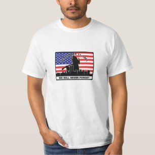 Original 9/11 Firefighter Design T-Shirt