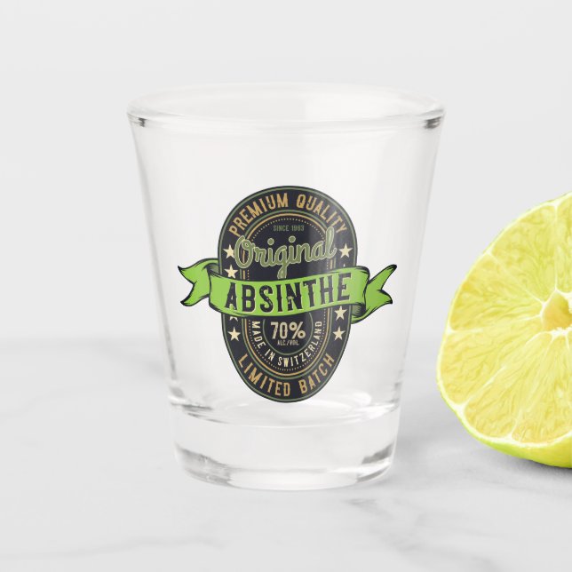 Original Absinthe Liquor  Shot Glass (Front)