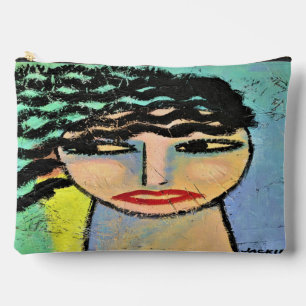 Original Abstract Art Accessory Pouch