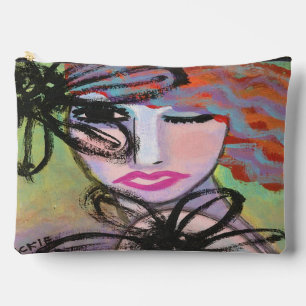 Original Abstract Art Accessory Pouch