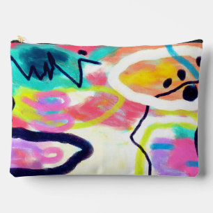 Original Abstract Art Accessory Pouch