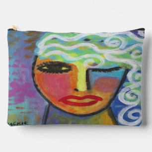 Original Abstract Art Accessory Pouch
