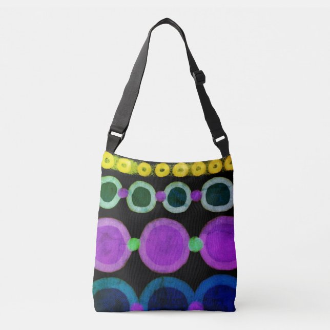 Original Abstract Art Crossbody Bag (Front)
