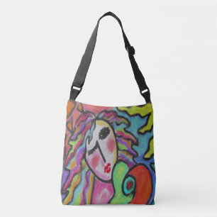 Original Abstract Art Crossbody Bag