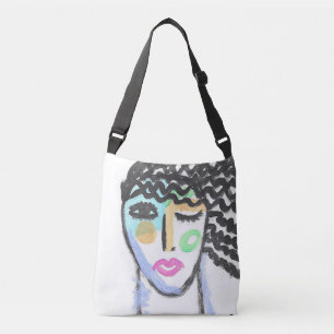 Original Abstract Art Crossbody Bag