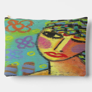 Original Abstract Art to Carry Accessory Pouch