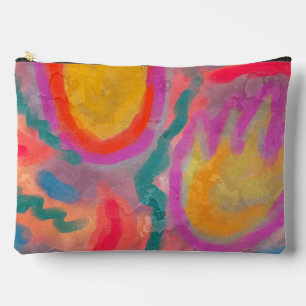 Original Abstract Digital Art Accessory Pouch