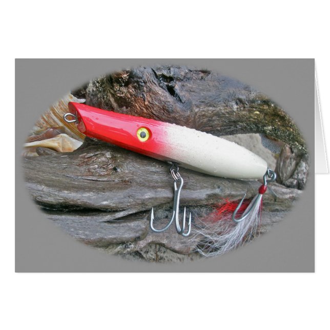 Original AJS Pencil Popper Fishing Lure (Front Horizontal)