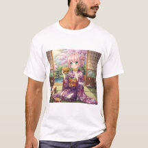 Original Anime Girl in Kimono – Japanese Summer