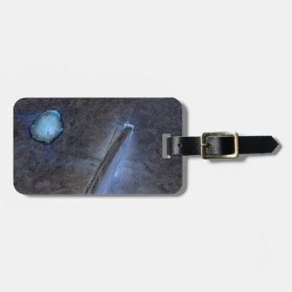 Original art: "Eeny, meeny, miny, moe..." Luggage Tag