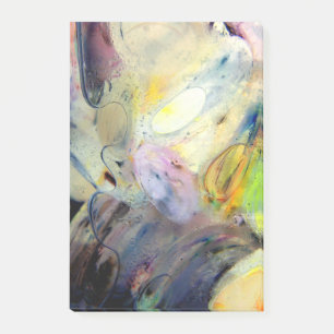 Original art: "liquid candy colours" post-it notes