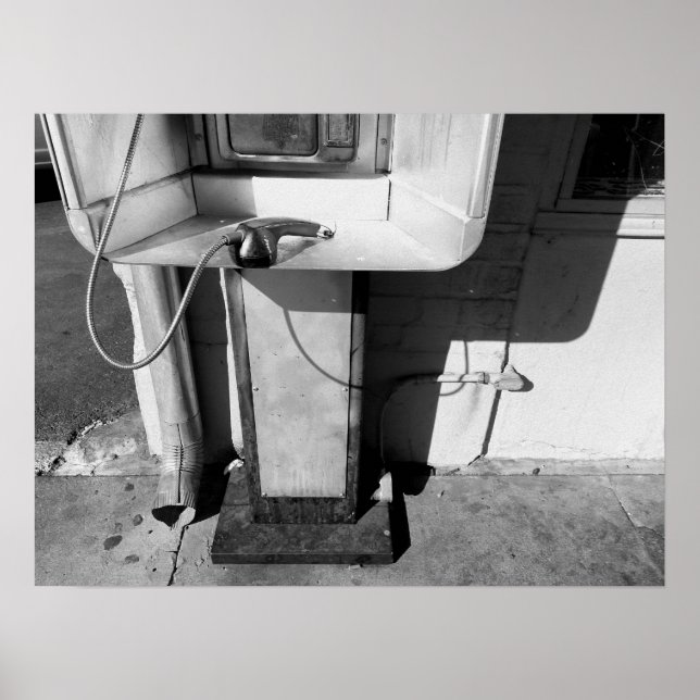 Original art: "neglect by default" poster (Front)