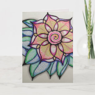 Original Art Note Card, w/Standard white envelopes Card