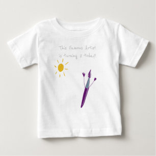 Original Art On Your  Baby’s Birthday T-Shirt