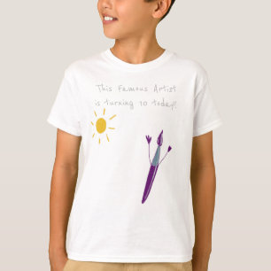 Original Art On Your T-Shirt Birthday Boy T-Shirt