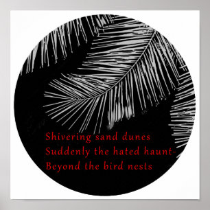Original Art Photo Haiku Love Beautiful Wall Decor