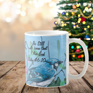 Original Art/Scripture Psalm 46:10 Be Still Modern Coffee Mug