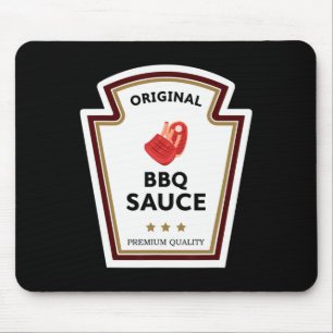 Original Bbq Sauce Condiment Group Costume Mouse Pad