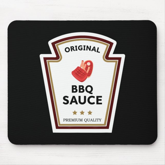 Original Bbq Sauce Condiment Group Costume  Mouse Pad (Front)