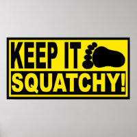 Original & Best-Selling Bobo's KEEP IT SQUATCHY!