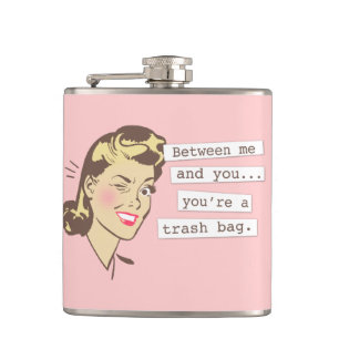 Original Between Me & You Trashbag Hip Flask