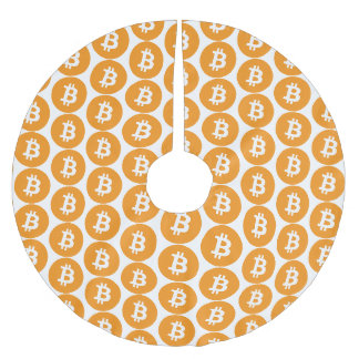 Original Bitcoin Logo Symbol Christmas Tree Skirt
