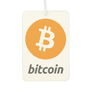 Original Bitcoin Logo Symbol Crypto Air Freshener