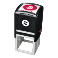 Original Bitcoin Logo Symbol Ink Stamp