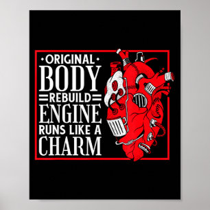 Original Body Rebuild Engine, Open Heart Surgery A Poster